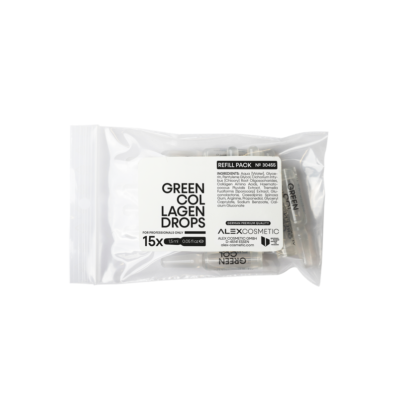 Green Collagen Drops (Ampoule Set) 1.5ml x 60 – Alex Cosmetic USA
