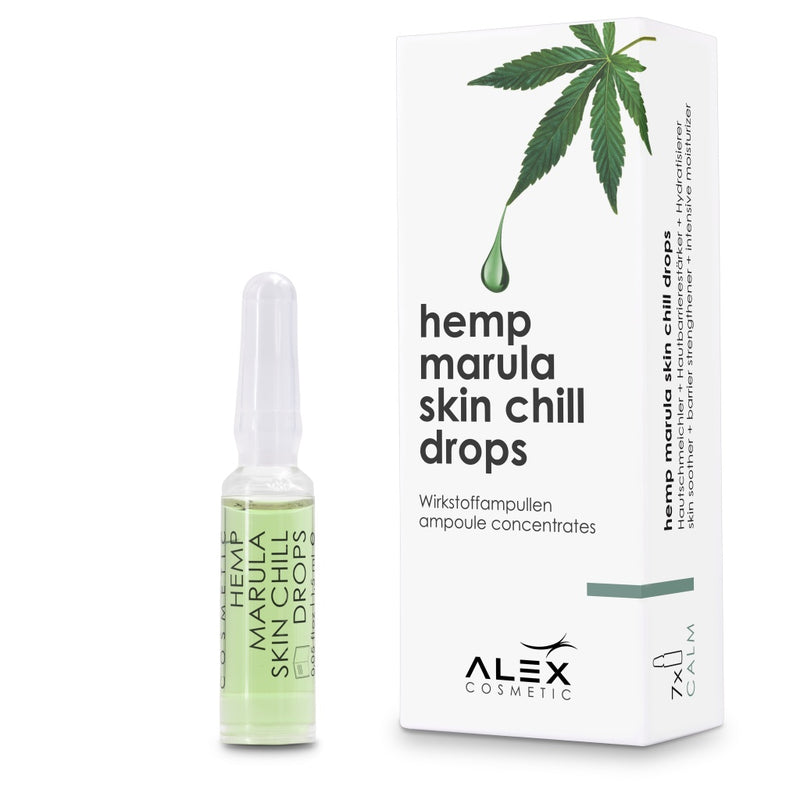 Hemp Marula Skin Chill Drops (7PC AMPOULE SET) – Alexcosmeticusa